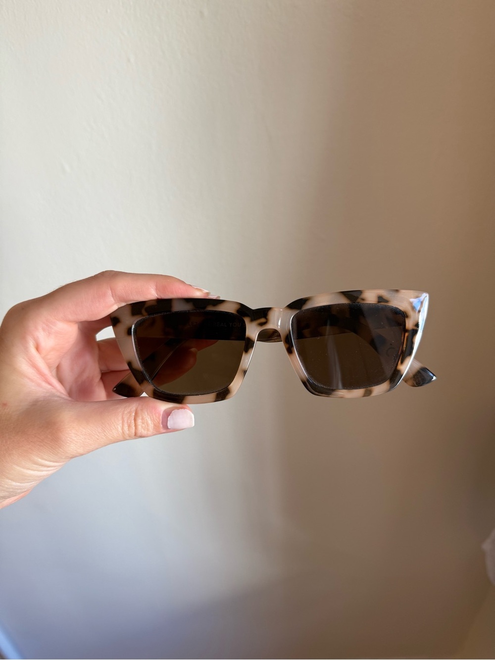 aerie Tortoise Cat-Eye Sunglasses - Brown/Beige